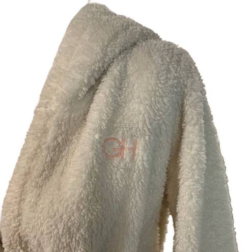 Gilly Hicks Hollister |  White Sleep Sherpa Robe with Ears on Hood Size XS/S