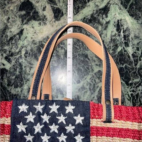 Q&A American Flag 🇺🇸 USA Natural Straw Bag