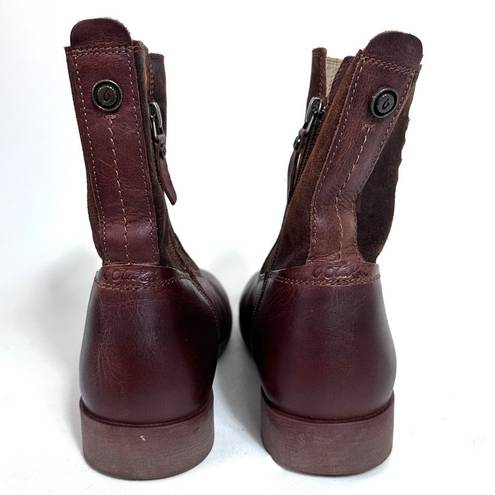 Olukai  Kaupili Short Women's 6.5 Brown Leather Boots