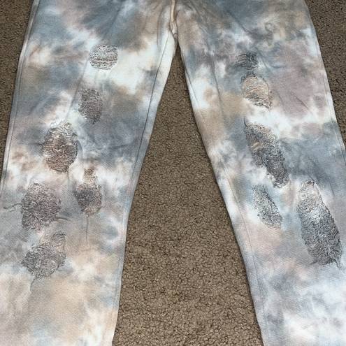 n:philanthropy  Road Tie-Dye Distressed Joggers XS