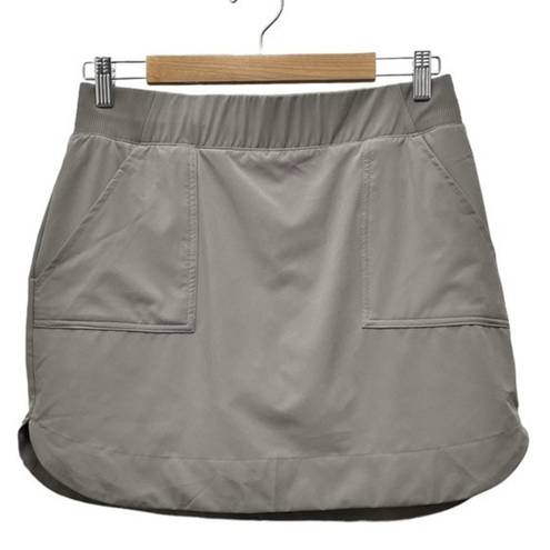 Apana  Active Woven Skort Warm Gray Shorts With Over Skirt Women’s Size Medium