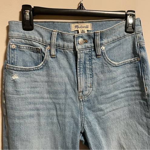 Madewell  Perfect Vintage Jean in Coney Wash Destroyed Edition- Size 26P