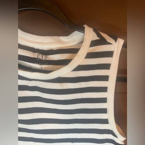 Gap  // Navy + Cream Striped Tank // Size S