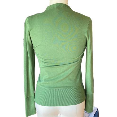 Zenana Outfitters  Green Snap-up Cardigan Sweater ~ Size M