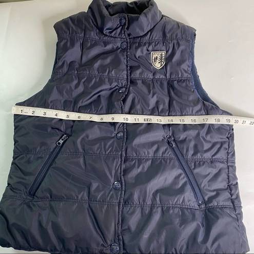 American Eagle  puffer vest sz large navy blue