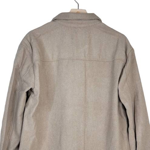 Laundry by Shelli Segal  Womens M Fringe Shaket in Silver Mink Tan NEW