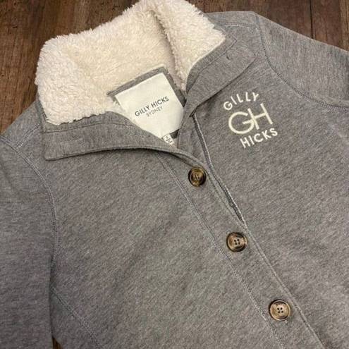 Gilly Hicks  Sherpa Lined Zip Up Hooded Jacket