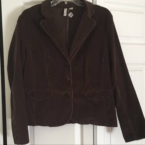 St. John’s Bay  Large Corduroy Brown Blazer