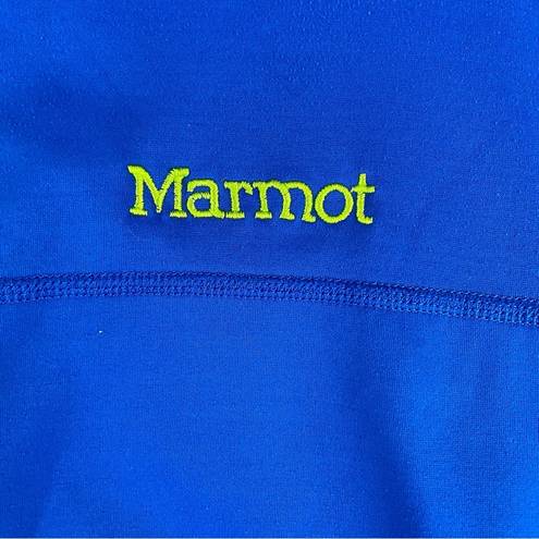 Marmot Radius Stretch Full Zip Fleece Jacket in Ocean Blue Men’s Size Large