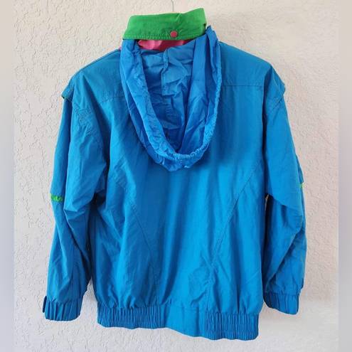 Edge Vintage River  Blue Ski Jacket Size Small