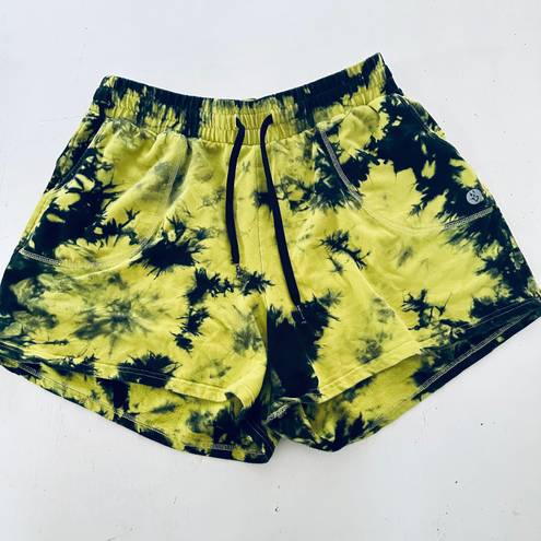 Torrid Shorts |  Tye Dye Shorts |  Colour: Black/Yellow |  Size 1