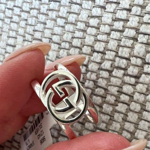 Gucci  Interlocking Wide Open Band Ring