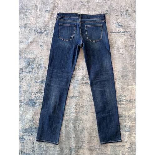 Uniqlo  Blue Distressed Slim Fit Tapered Leg Denim Jeans Size 27 x 33