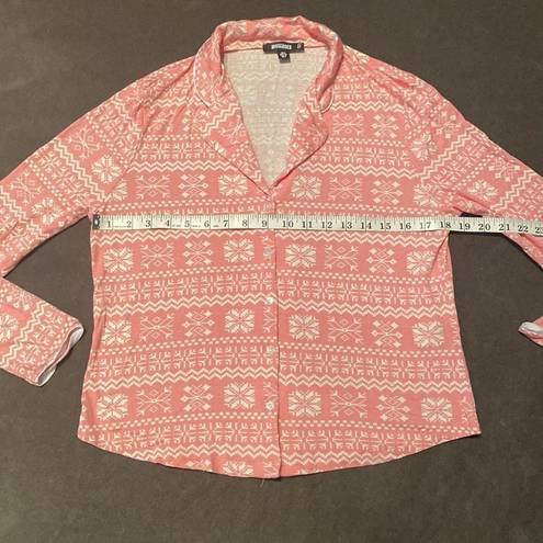 Missguided  Women’s Pink Long Sleeve Pajamas Size 4 NWOT