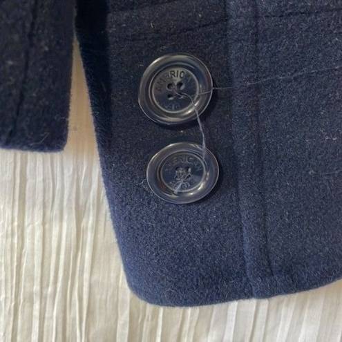 American Eagle  Outfitters Pea Coat Navy Wool Blend Medium