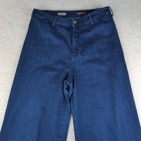 Pilcro  The Skipper Wide Leg Jeans Women's Size 32 Dark Wash High Rise Stretch