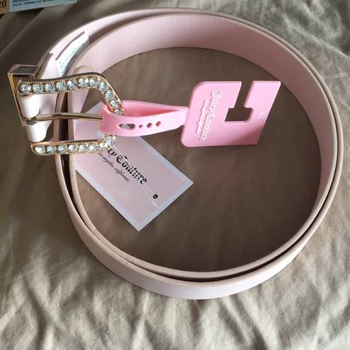 Juicy Couture  Pink Blush Belt w Rhinestones XL