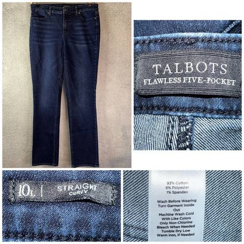 Talbots  Flawless Five-Pocket Straight Curvy Jeans