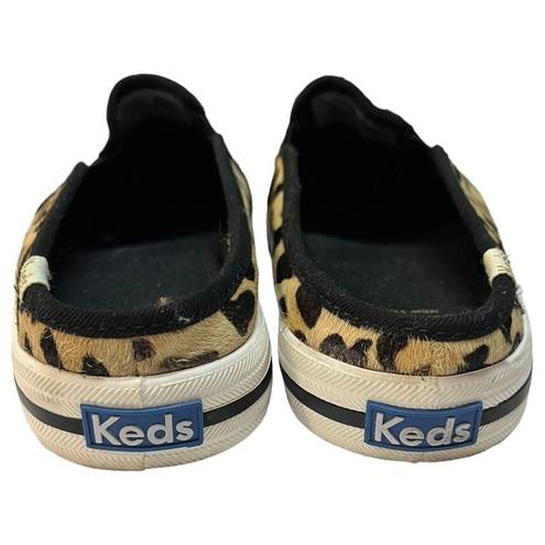 Keds  Kate Spade New York Shoes Womens 7.5 Double Decker Mule Calf Hair Leopard