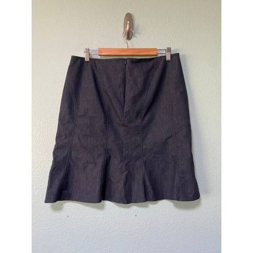 Fashion Bug  Women's Dark Wash Navy Blue Denim Skirt Size 14