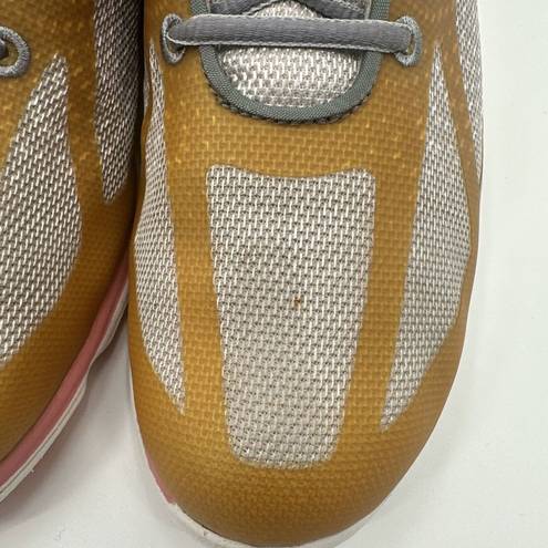FootJoy  FJ Yellow Pink Gray Women's Golf Shoes Size 7.5