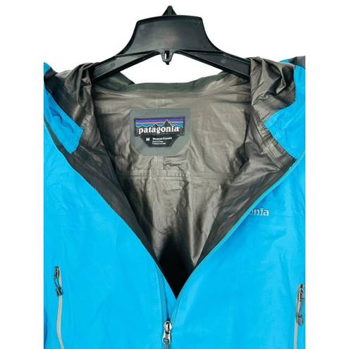 Patagonia  Womens Bright Blue Super Cell GORETEX Shell Rain‎ Jacket Medium