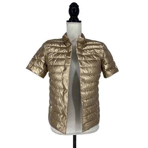 J. McLaughlin  Sarabeth Puffer Jacket Gold