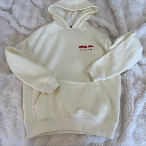 White Fox Boutique  Era 8 Oversized Hoodie Cherry Cream XS/S