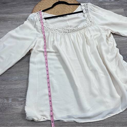 Harper Haptics holly  boutique boho tunic blouse cream