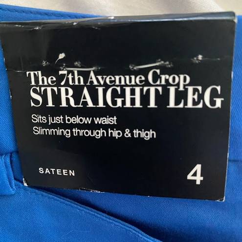 Krass&co NWT NY& Blue Straight Leg Crop Pants Sz 4