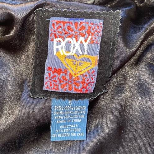 Roxy  Leather Jacket Black Size S