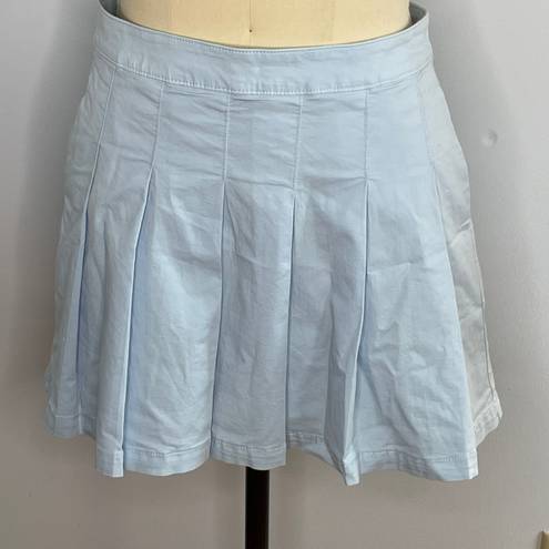 American Eagle Pleated Skater Skirt- Baby Blue- Size 10