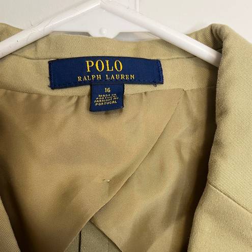 Polo  Ralph Lauren CottonPocket Structured Blazer in Camel 16