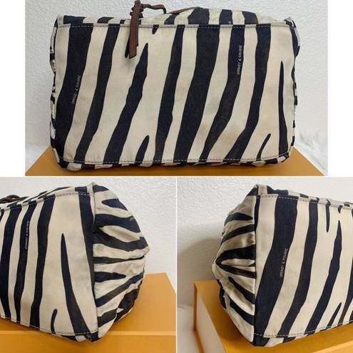 Dooney & Bourke  Vintage Zebra Print Drawstring Bag