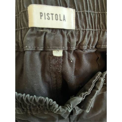 Pistola  Black Tapered Cropped Trousers - size Small