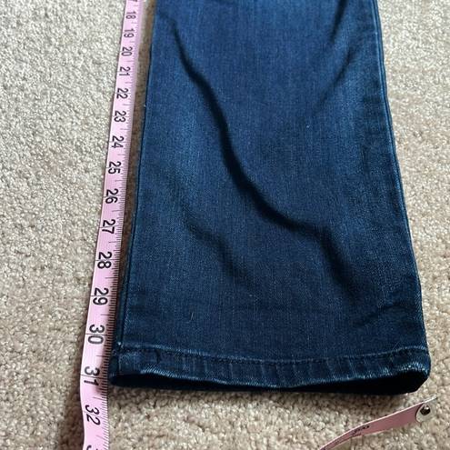 INC  Denim  Regular Fit Boyfriend High Rise Dark Blue Jeans  Size 10