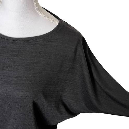 Rachel Zoe  NWT Crew Neck Dolman Sleeves T-shirt Black Size Medium