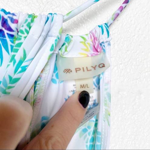 PilyQ  Pull On Pineapple Swim Cover Up Dress Size M/L