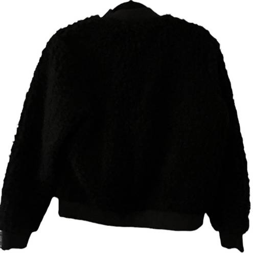 Who What Wear  Black Sherpa Jacket