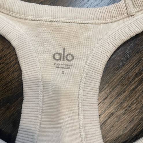 Alo Yoga ALO RIBBED TABK IN LIGHT TAUPE