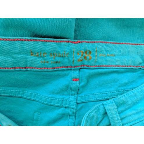 Kate Spade  Perry Street Play Hooky Jeans Blue Classic Pockets Denim 28