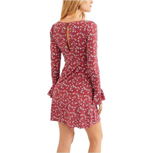 Free People Say Hello Floral Mini Dress