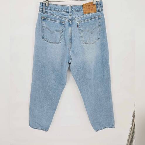 Levi’s Vintage Levi's 560 Mom Jeans Y2K 90s Light Wash Distressed Size 14 Regular