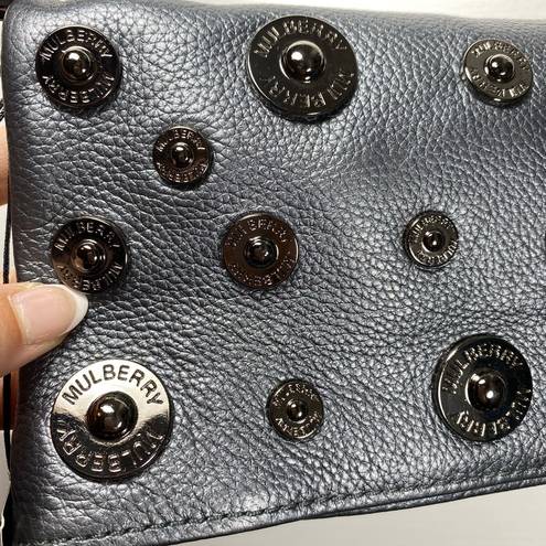 Mulberry  | NWT Studded Darwin Leather Folding Crossbody Clutch Bag