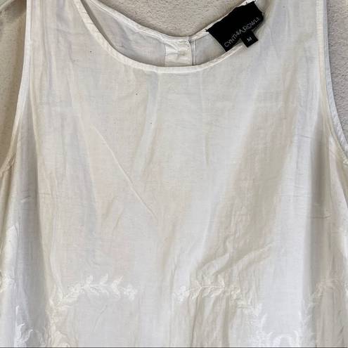 Cynthia Rowley  White Cotton Tank Top