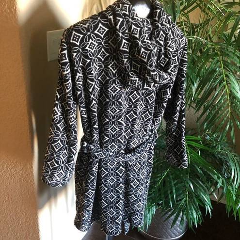 Vera Bradley  Concerto Hooded Fleece Robe S/M