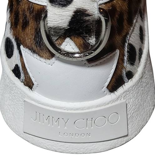 Jimmy Choo Women's Sneakers Animal Print  Impala  Low-Top Authentic