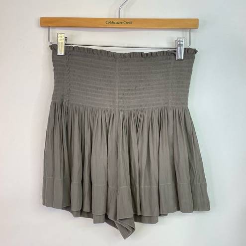 Koch  Erica Shorts Skirt Skort Size XS Charcoal Gray High Waisted