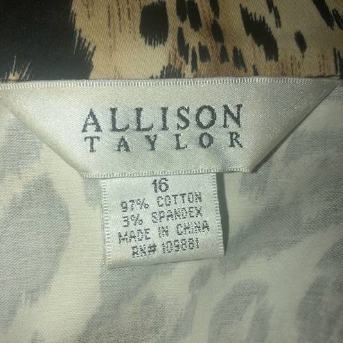 Allison Taylor  tiger print blazer