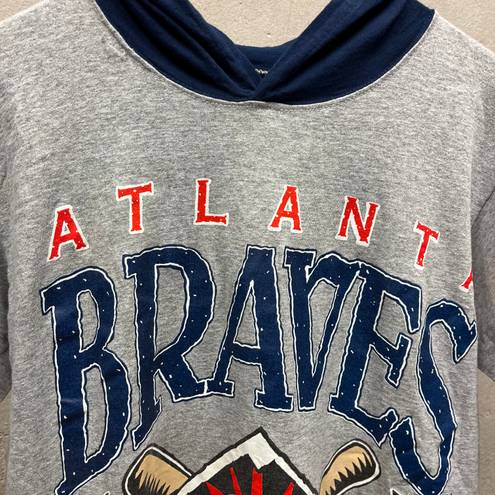 Looney Tunes Vintage 1994 Atlanta Braves Taz  Biys Of Summer Hooded Tee Medium M